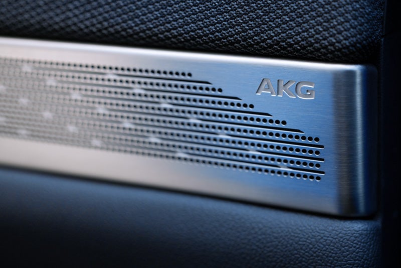 Close-up View of the AKG Studio Audio Speaker | Joe Cooper Chevrolet in Shawnee OK